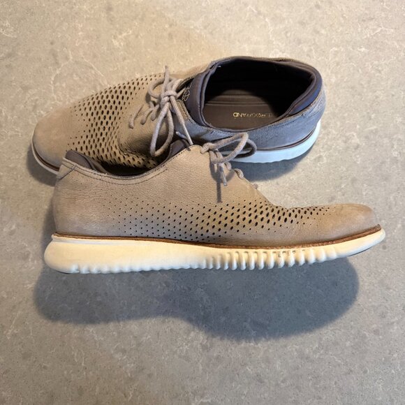 Cole Haan 2.Ø (2.0) Grand Gray Oxford Shoes Mens 10.5 Lightweight Comfort main image 7